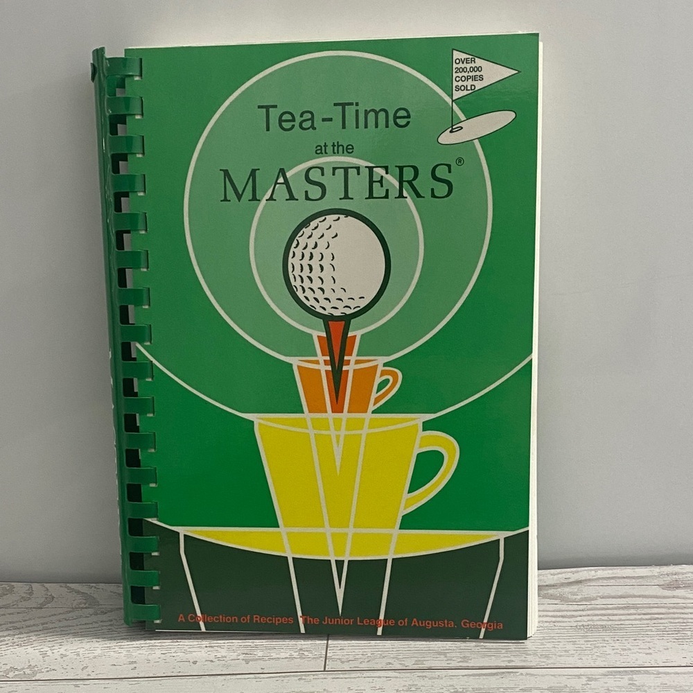 Tea-Time at the Masters Cookbook Junior League Augusta Georgia 1977 Spiral Bound
